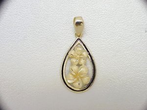 Plumeria Pendant - Millennium Collection